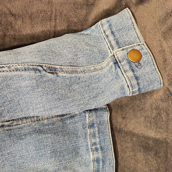 Draper James Reese Witherspoon 4 pocket button down denim jean jacket NWT - Picture 3 of 10